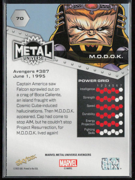 2024 SkyBox Metal Universe Marvel Avengers #70 M.O.D.O.K.