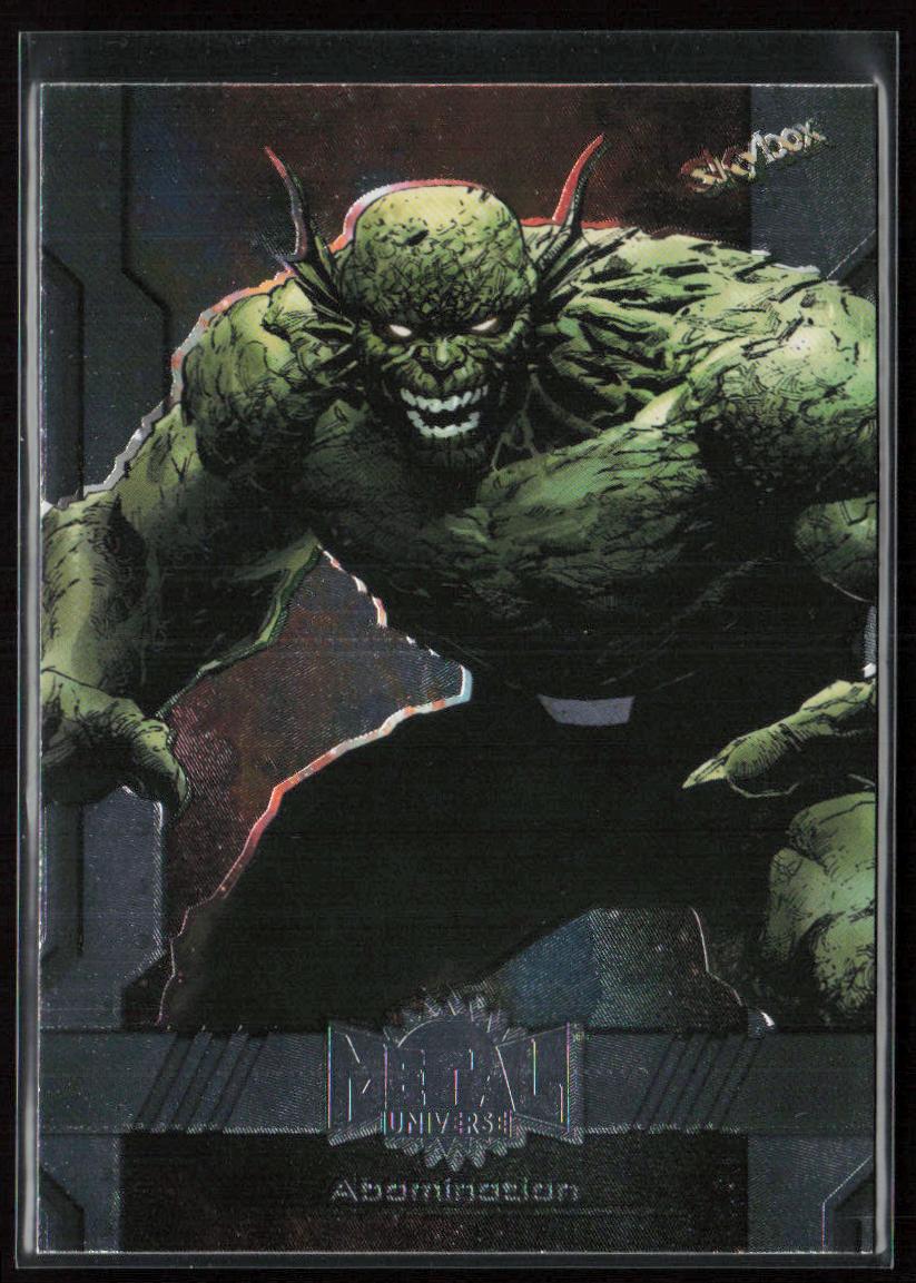 2024 SkyBox Metal Universe Marvel Avengers #72 Abomination