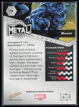 2024 SkyBox Metal Universe Marvel Avengers #76 Beast