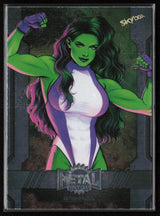 2024 SkyBox Metal Universe Marvel Avengers #77 She-Hulk