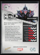 2024 SkyBox Metal Universe Marvel Avengers #78 Darkhawk