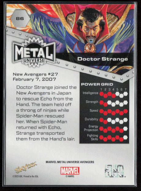 2024 SkyBox Metal Universe Marvel Avengers #86 Doctor Strange