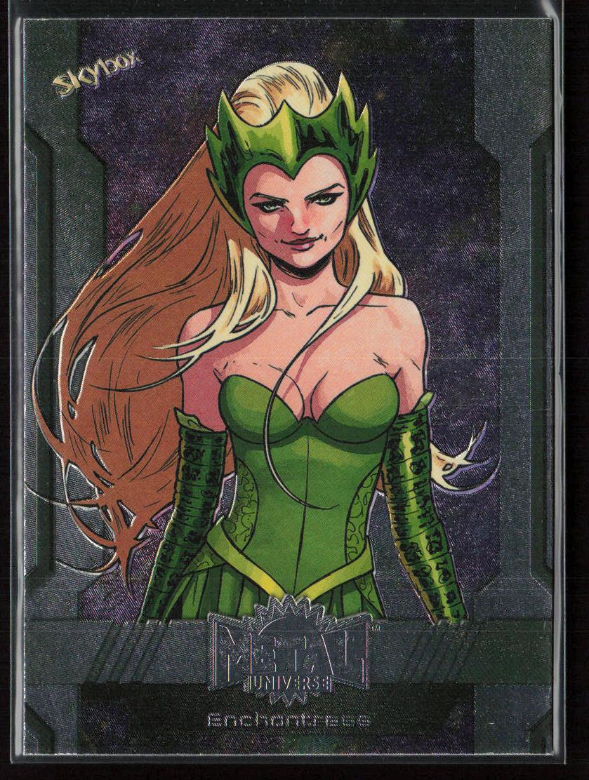 2024 SkyBox Metal Universe Marvel Avengers #87 Enchantress
