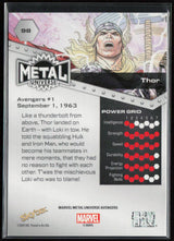 2024 SkyBox Metal Universe Marvel Avengers #98 Thor