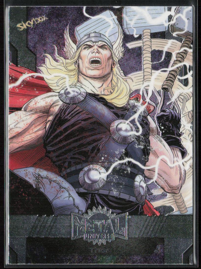 2024 SkyBox Metal Universe Marvel Avengers #98 Thor