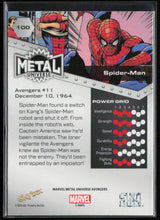 2024 SkyBox Metal Universe Marvel Avengers #100 Spider-Man