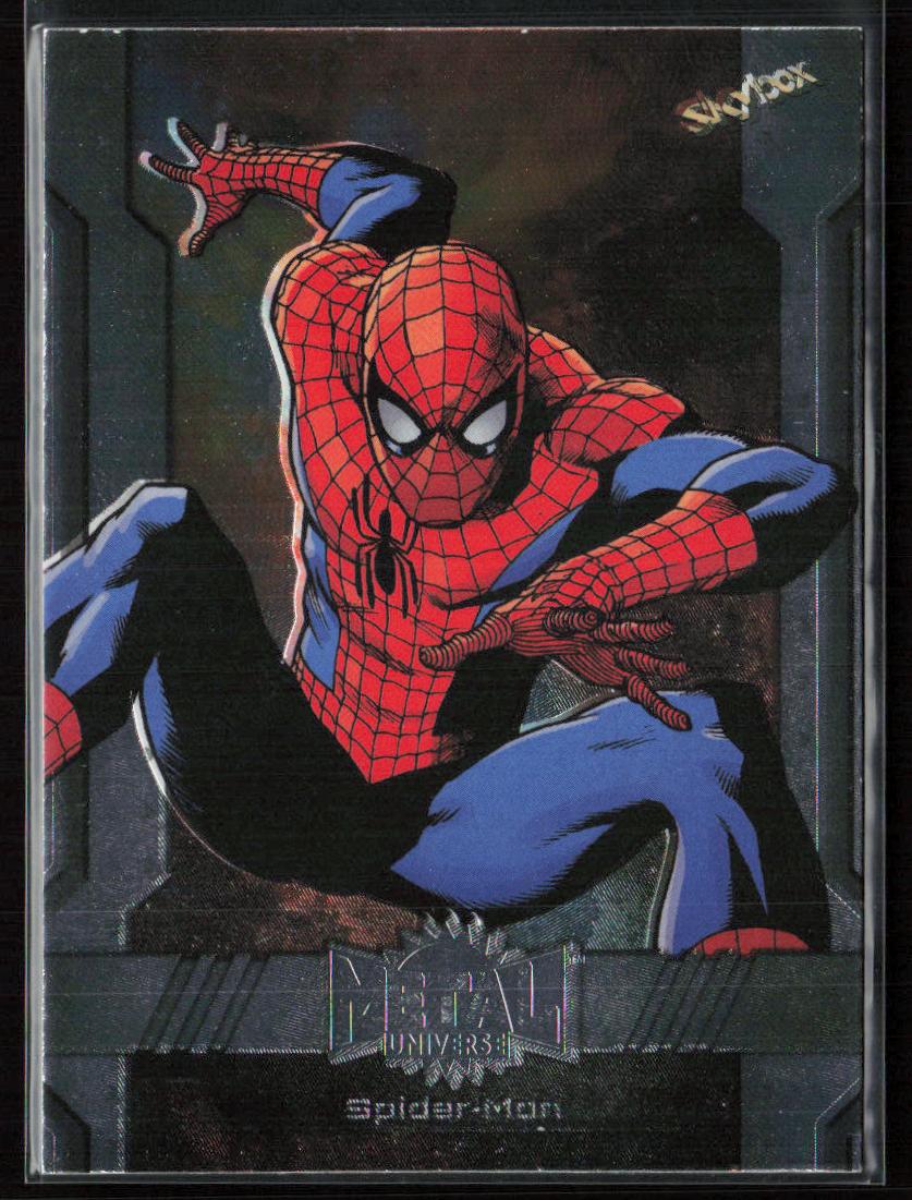2024 SkyBox Metal Universe Marvel Avengers #100 Spider-Man