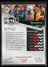 2024 SkyBox Metal Universe Marvel Avengers #105 Quicksilver
