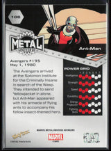 2024 SkyBox Metal Universe Marvel Avengers #106 Ant-Man