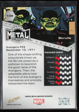 2024 SkyBox Metal Universe Marvel Avengers #109 Skrulls