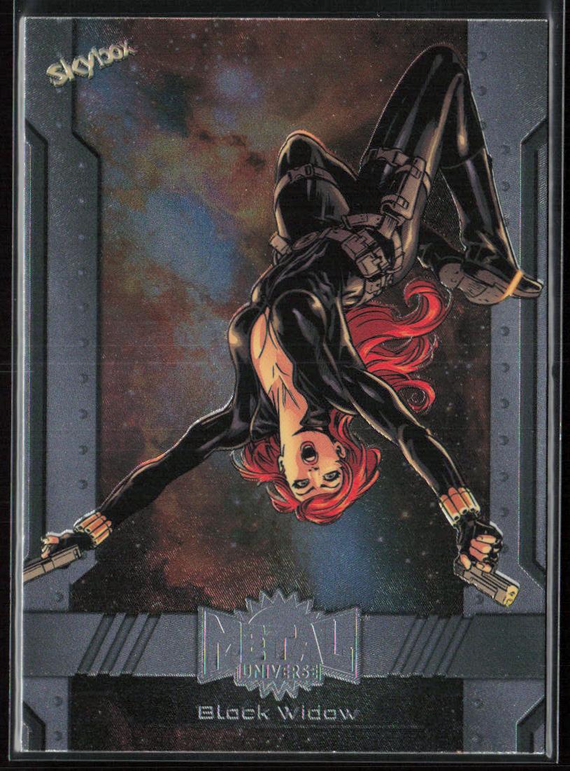 2024 SkyBox Metal Universe Marvel Avengers #113 Black Widow