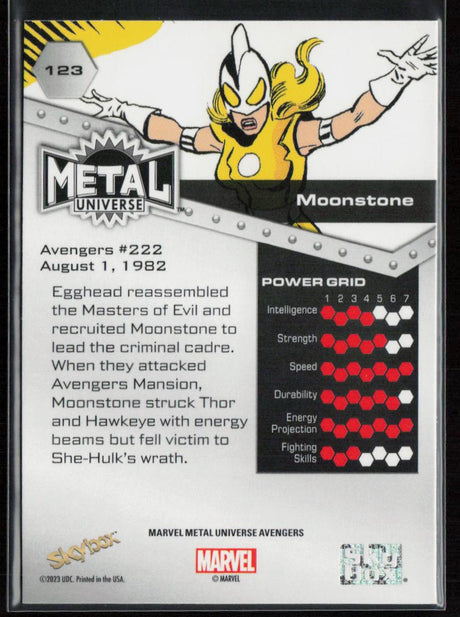 2024 SkyBox Metal Universe Marvel Avengers #123 Moonstone