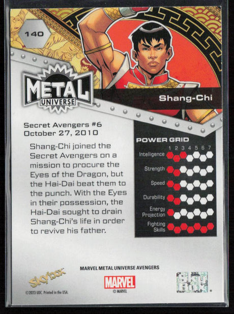 2024 SkyBox Metal Universe Marvel Avengers #140 Shang-Chi