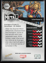 2024 SkyBox Metal Universe Marvel Avengers #143 Lionheart
