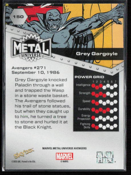 2024 SkyBox Metal Universe Marvel Avengers #150 Grey Gargoyle