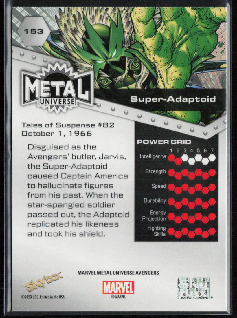 2024 SkyBox Metal Universe Marvel Avengers #153 Super-Adaptoid