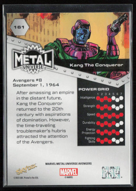 2024 SkyBox Metal Universe Marvel Avengers #161 Kang The Conquerer
