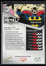 2024 SkyBox Metal Universe Marvel Avengers #163 Nighthawk