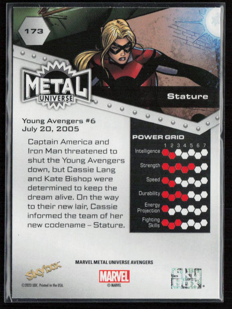 2024 SkyBox Metal Universe Marvel Avengers #173 Stature