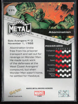 2024 SkyBox Metal Universe Marvel Avengers #171 Abomination