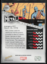 2024 SkyBox Metal Universe Marvel Avengers #185 Kree