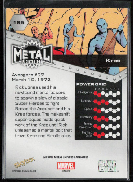 2024 SkyBox Metal Universe Marvel Avengers #185 Kree