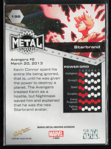 2024 SkyBox Metal Universe Marvel Avengers #196 Starbrand
