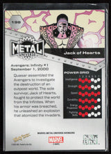 2024 SkyBox Metal Universe Marvel Avengers #198 Jack of Hearts