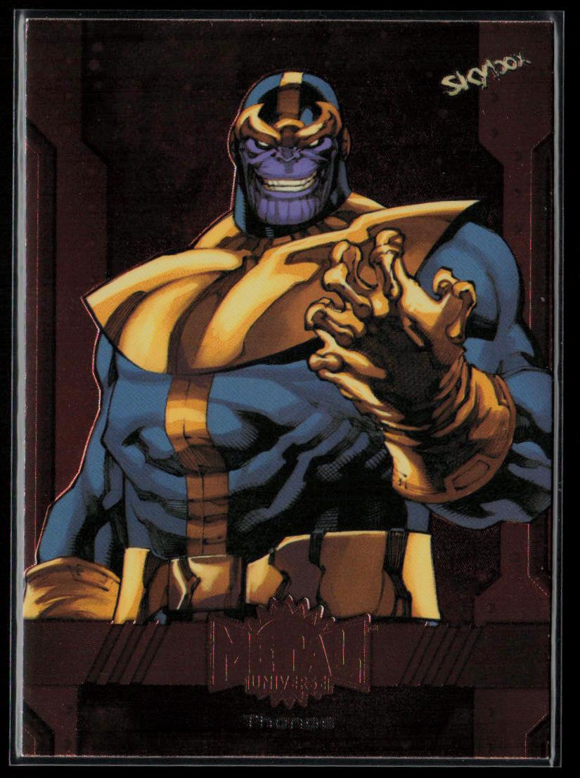 2024 SkyBox Metal Universe Marvel Avengers #46 Thanos Copper FX