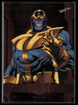 2024 SkyBox Metal Universe Marvel Avengers #46 Thanos Copper FX