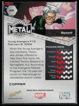 2024 SkyBox Metal Universe Marvel Avengers #68 Speed Copper FX