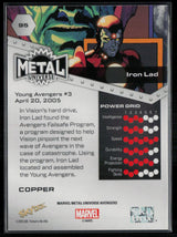 2024 SkyBox Metal Universe Marvel Avengers #95 Iron Lad Copper FX
