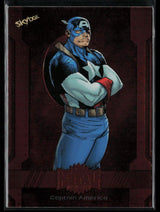 2024 SkyBox Metal Universe Marvel Avengers #116 Captain America Copper FX
