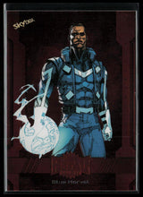 2024 SkyBox Metal Universe Marvel Avengers #127 Blue Marvel Copper FX