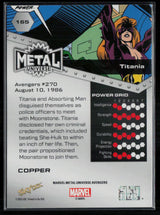 2024 SkyBox Metal Universe Marvel Avengers #165 Titania Copper FX