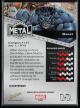 2024 SkyBox Metal Universe Marvel Avengers #176 Beast Copper FX