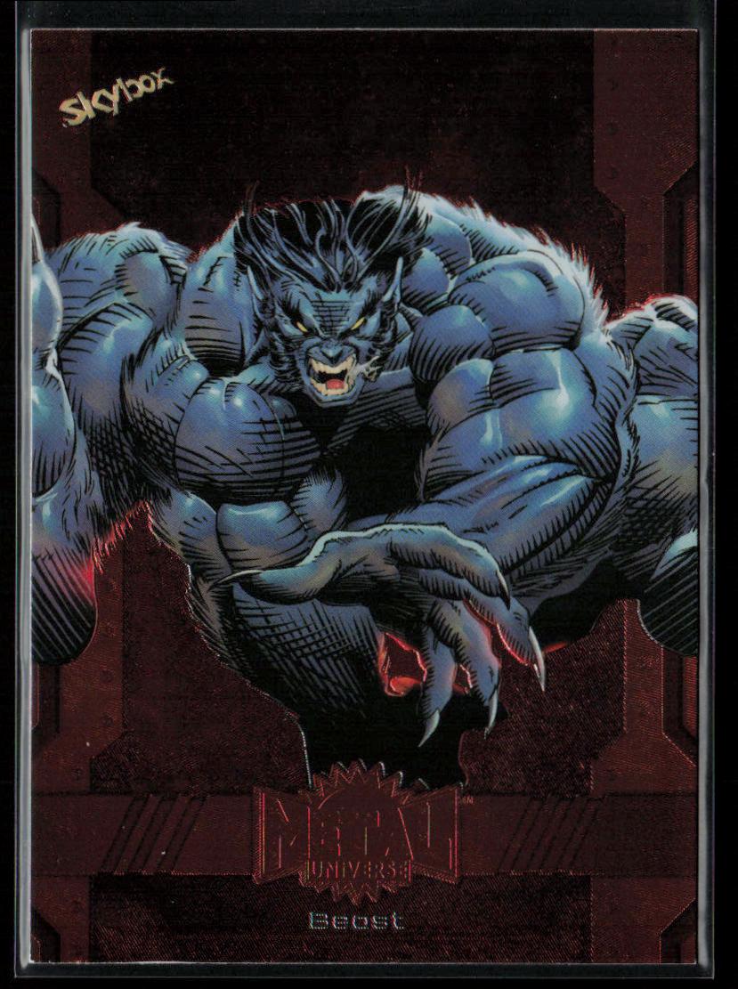 2024 SkyBox Metal Universe Marvel Avengers #176 Beast Copper FX