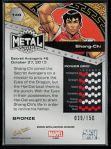 2024 SkyBox Metal Universe Marvel Avengers #140 Shang-Chi Bronze FX 39/150