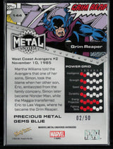 2024 SkyBox Metal Universe Marvel Avengers #144 Grim Reaper PMG Blue 2/50