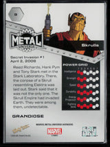 2024 SkyBox Metal Universe Marvel Avengers #9 Skrulls Grandiose