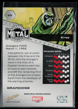2024 SkyBox Metal Universe Marvel Avengers #85 Kree Grandiose