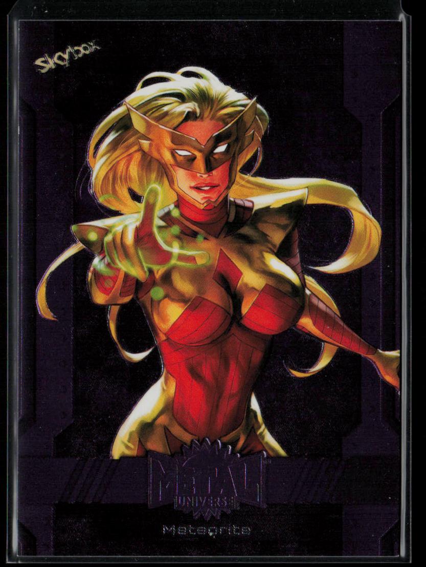 2024 SkyBox Metal Universe Marvel Avengers #23 Meteorite Purple FX 14/199