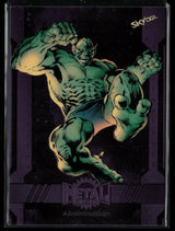 2024 SkyBox Metal Universe Marvel Avengers #171 Abomination Purple FX 190/199