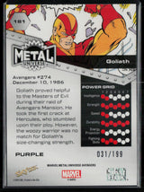 2024 SkyBox Metal Universe Marvel Avengers #181 Goliath Purple FX 31/199