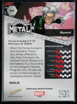 2024 SkyBox Metal Universe Marvel Avengers #68 Speed Gold FX