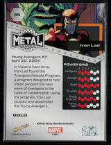 2024 SkyBox Metal Universe Marvel Avengers #95 Iron Lad Gold FX