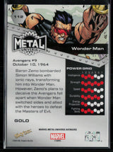 2024 SkyBox Metal Universe Marvel Avengers #112 Wonder Man Gold FX