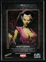 2024 SkyBox Metal Universe Marvel Avengers #BF-7 Queen Veranke Blast Furnace