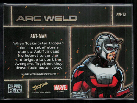 2024 SkyBox Metal Universe Marvel Avengers #AW-13 Ant-Man Arc Weld