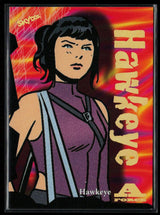 2024 SkyBox Metal Universe Marvel Avengers #AF33 Hawkeye A-Force Gold Rave 22/25
